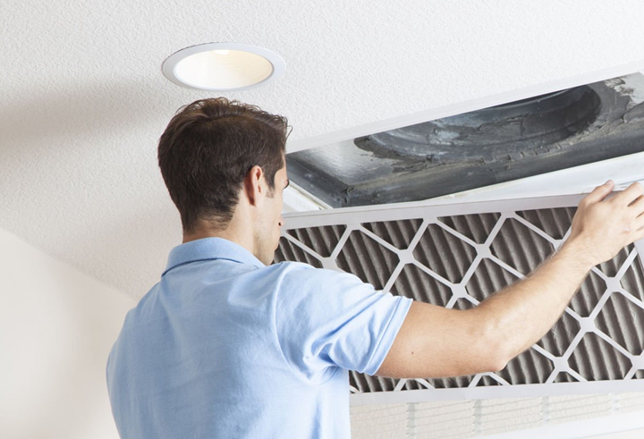 Air vent cleaning improving air quality London